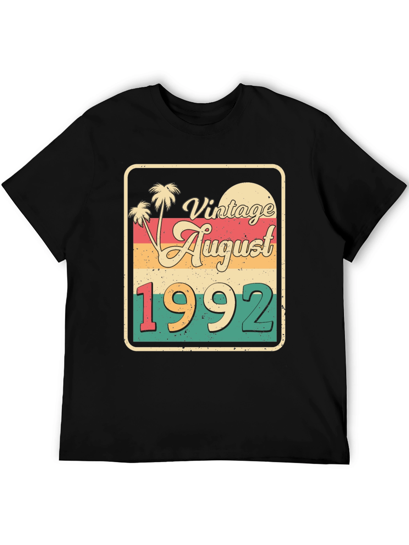 Vintage August 1992 Birthday T-Shirt