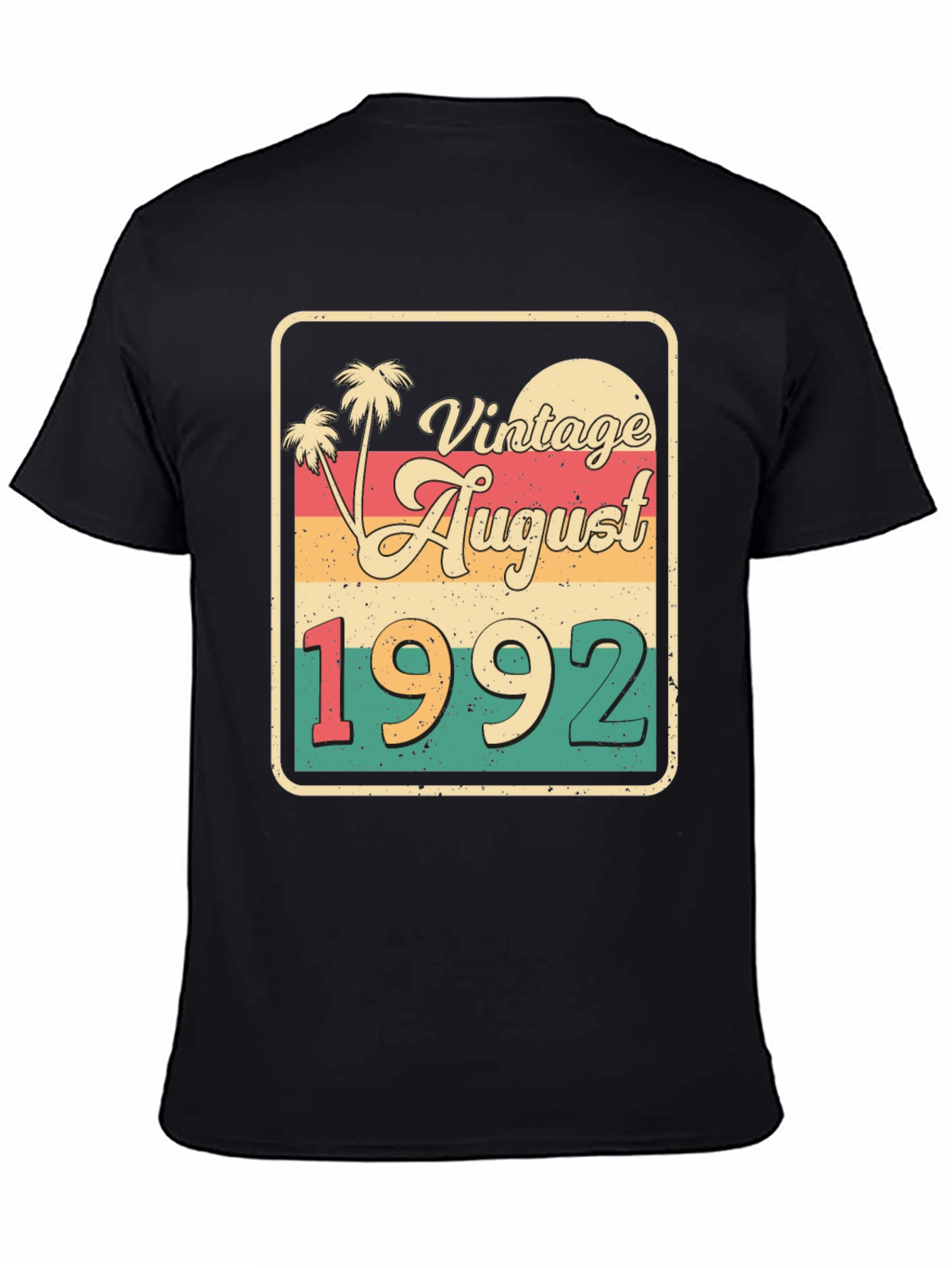Vintage August 1992 Birthday T-Shirt