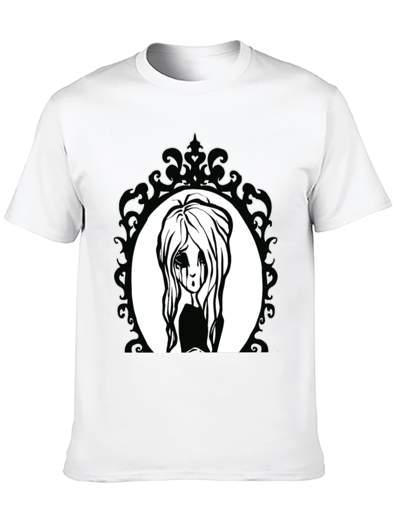 Gothic Girl Portrait T-Shirt