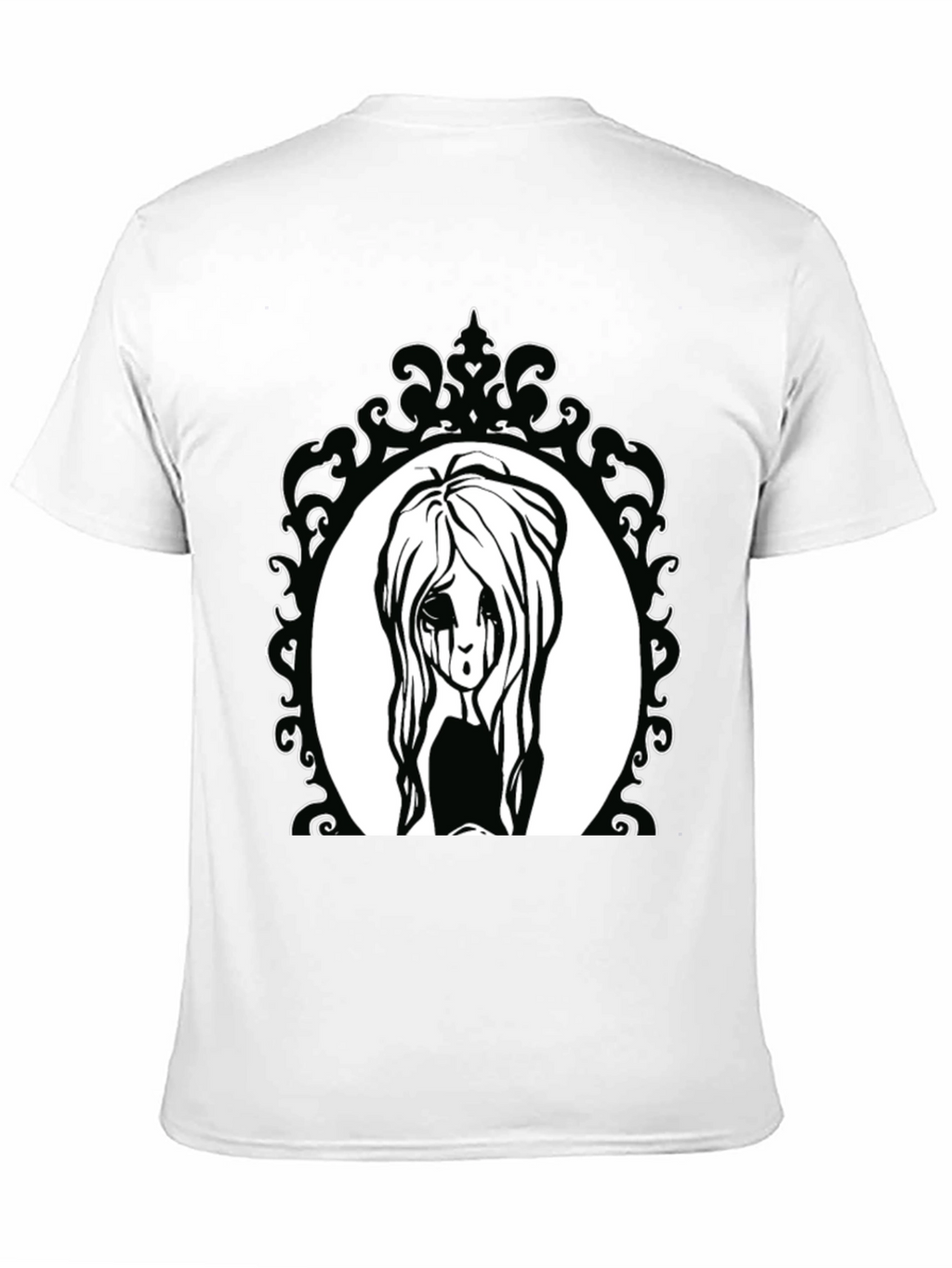 Gothic Girl Portrait T-Shirt