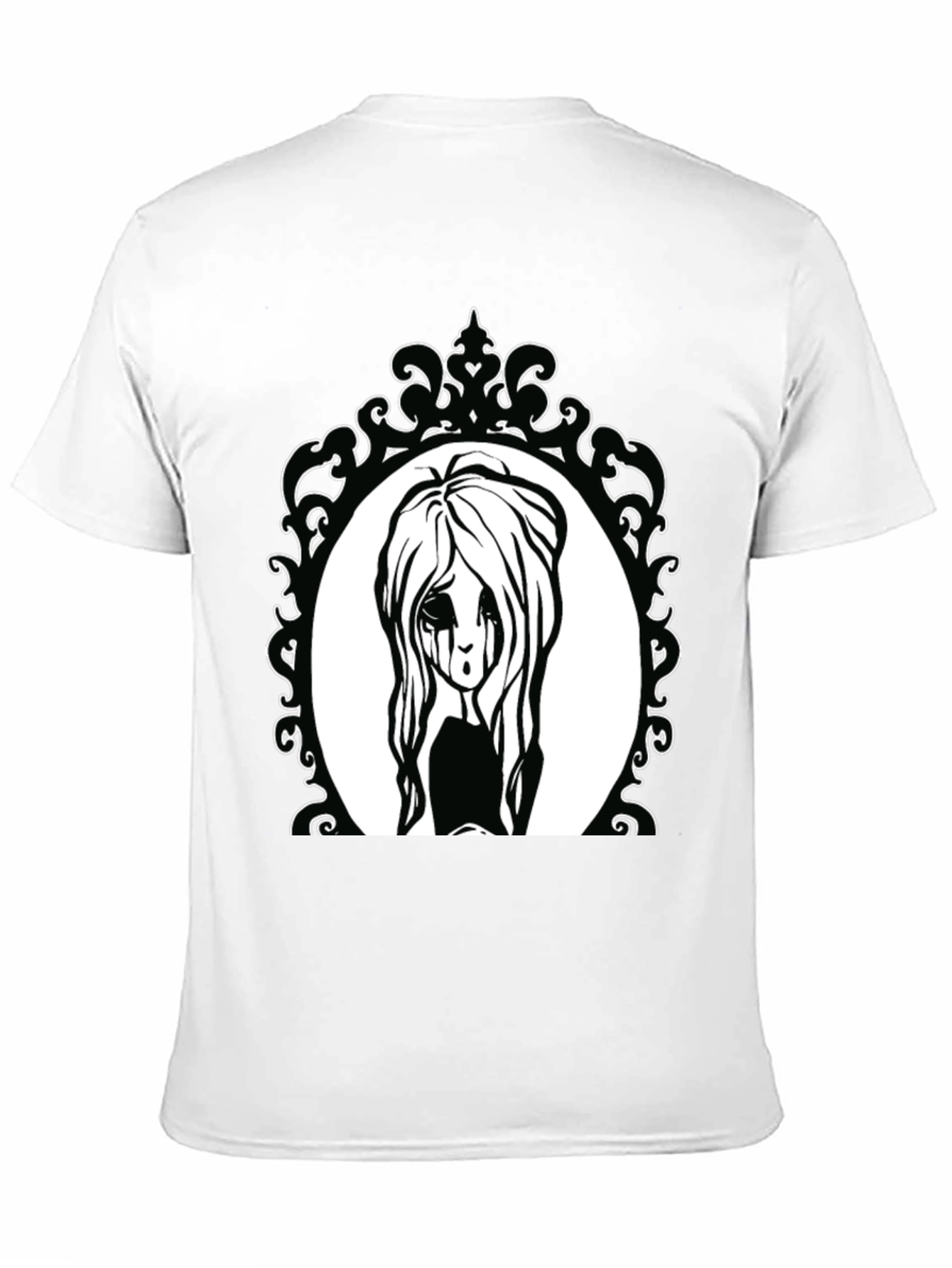 Gothic Girl Portrait T-Shirt