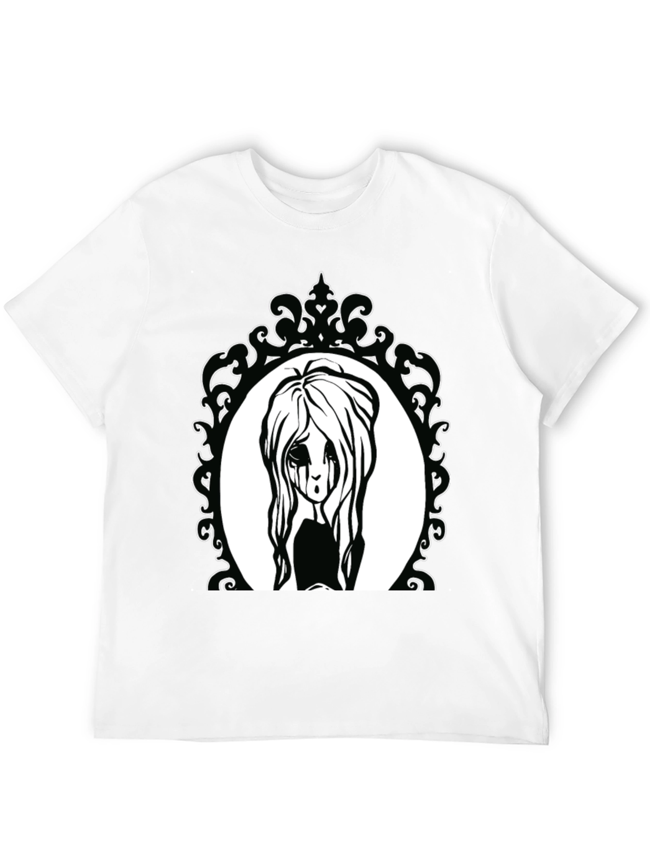 Gothic Girl Portrait T-Shirt