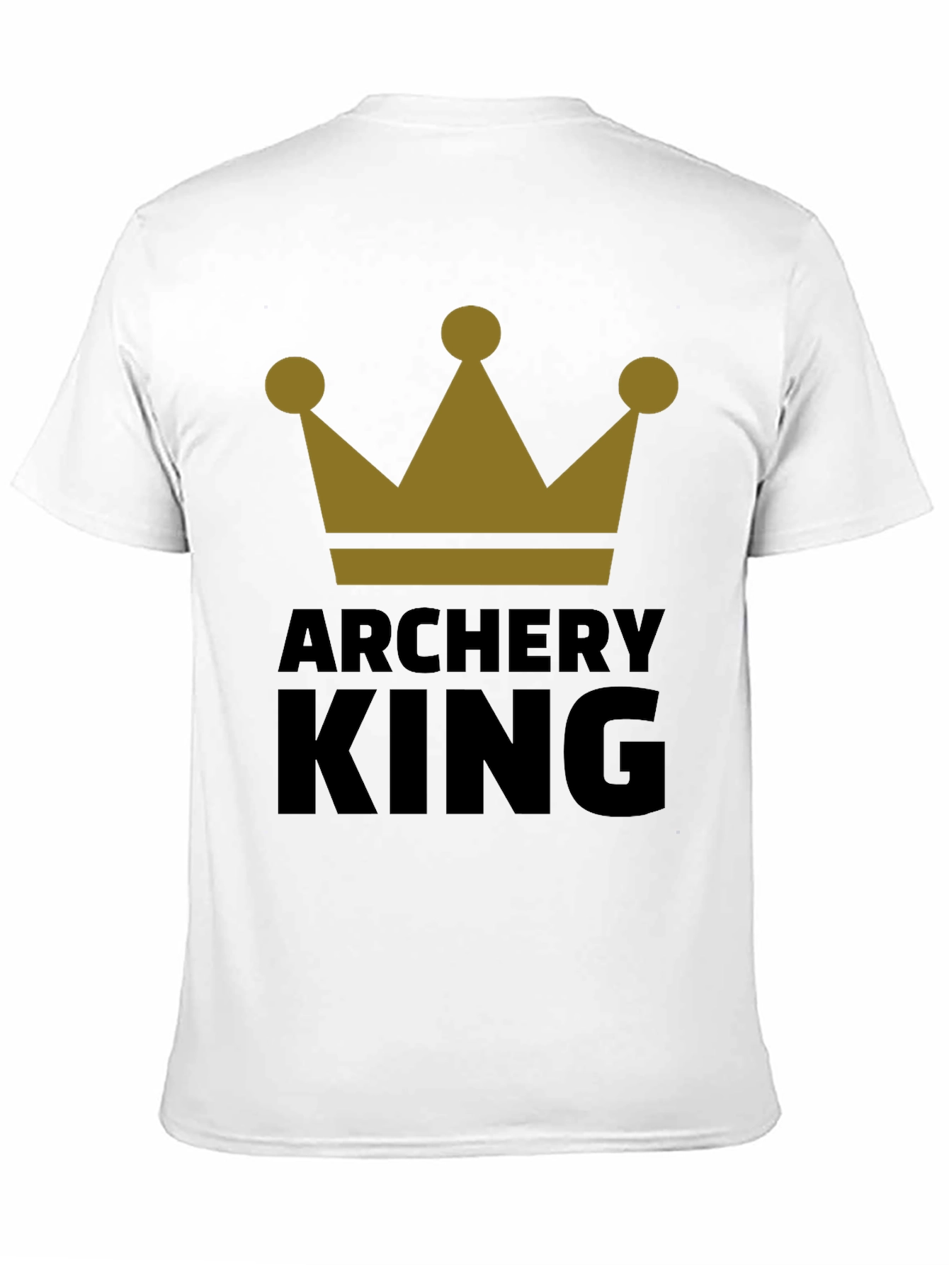 Archery King Graphic Tee - Black T-Shirt for Archers