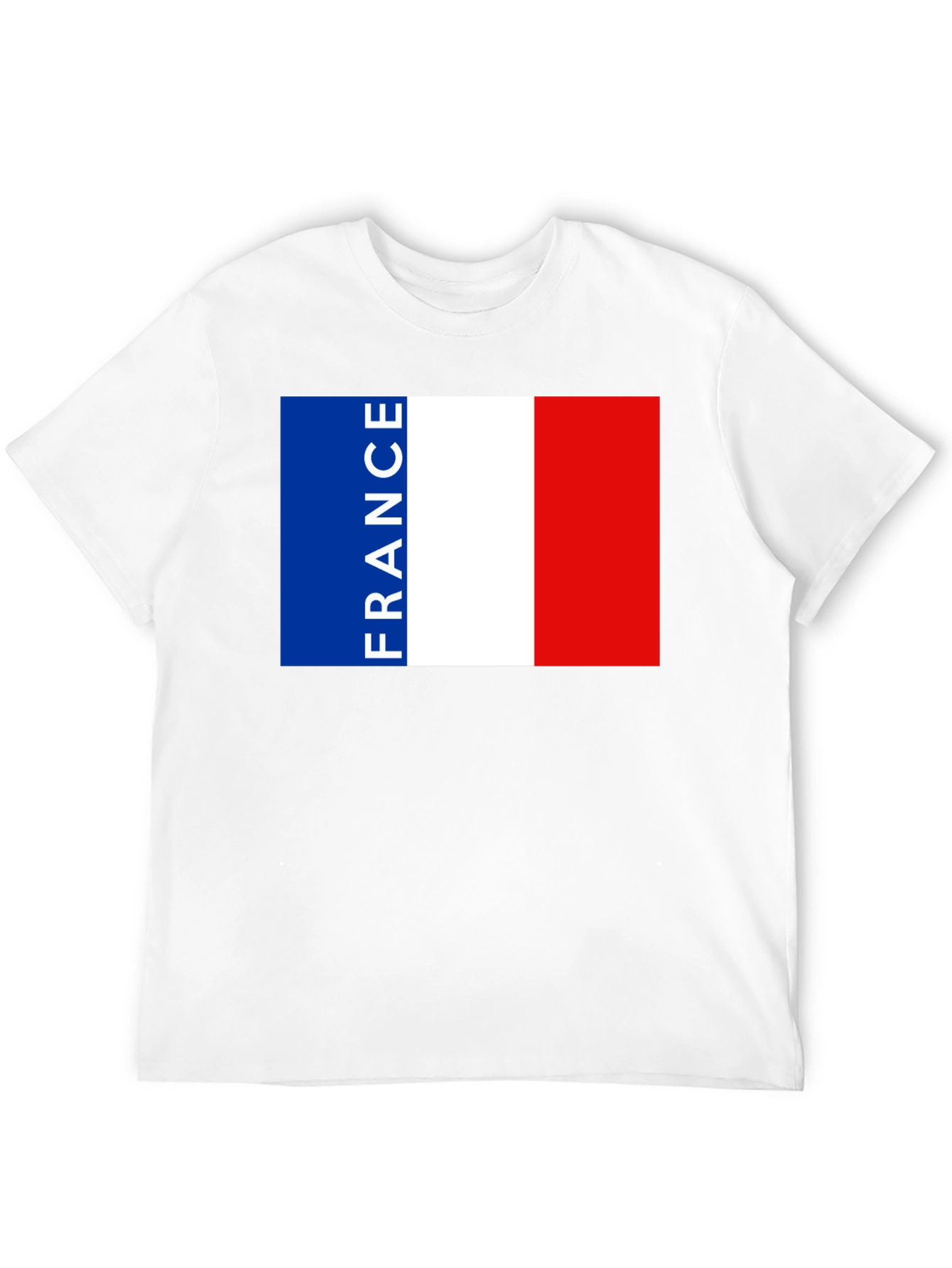 France Flag T-Shirt - Black Graphic Tee