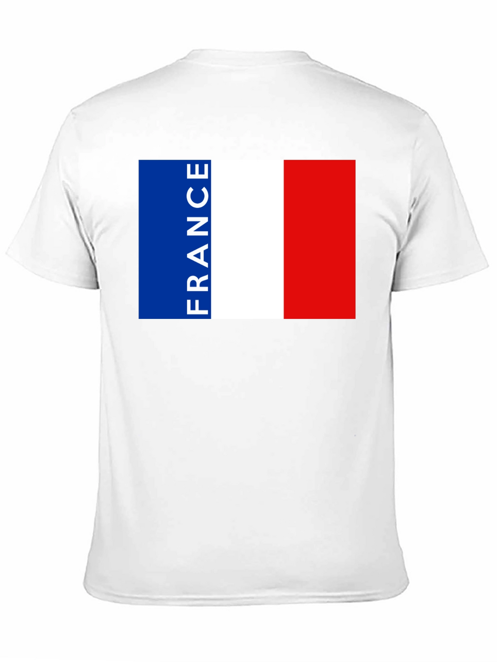 France Flag T-Shirt - Black Graphic Tee