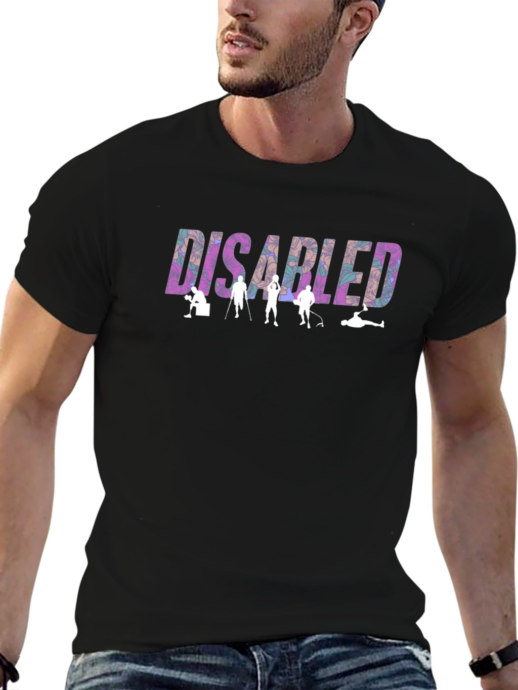 Disabled Sports Graphic T-Shirt