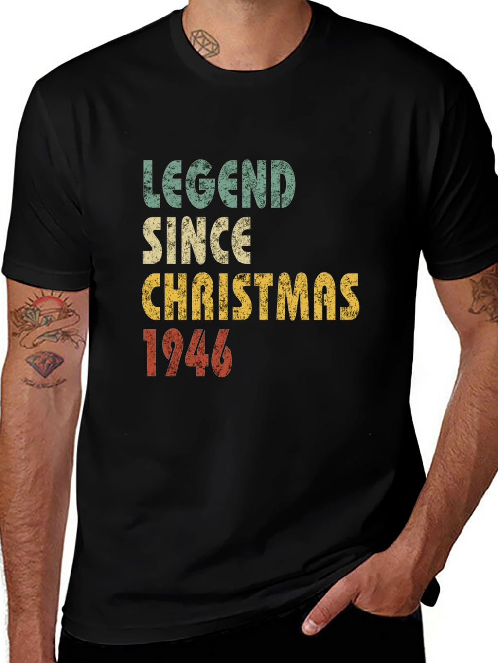 Legend Since Christmas 1946 Retro T-Shirt