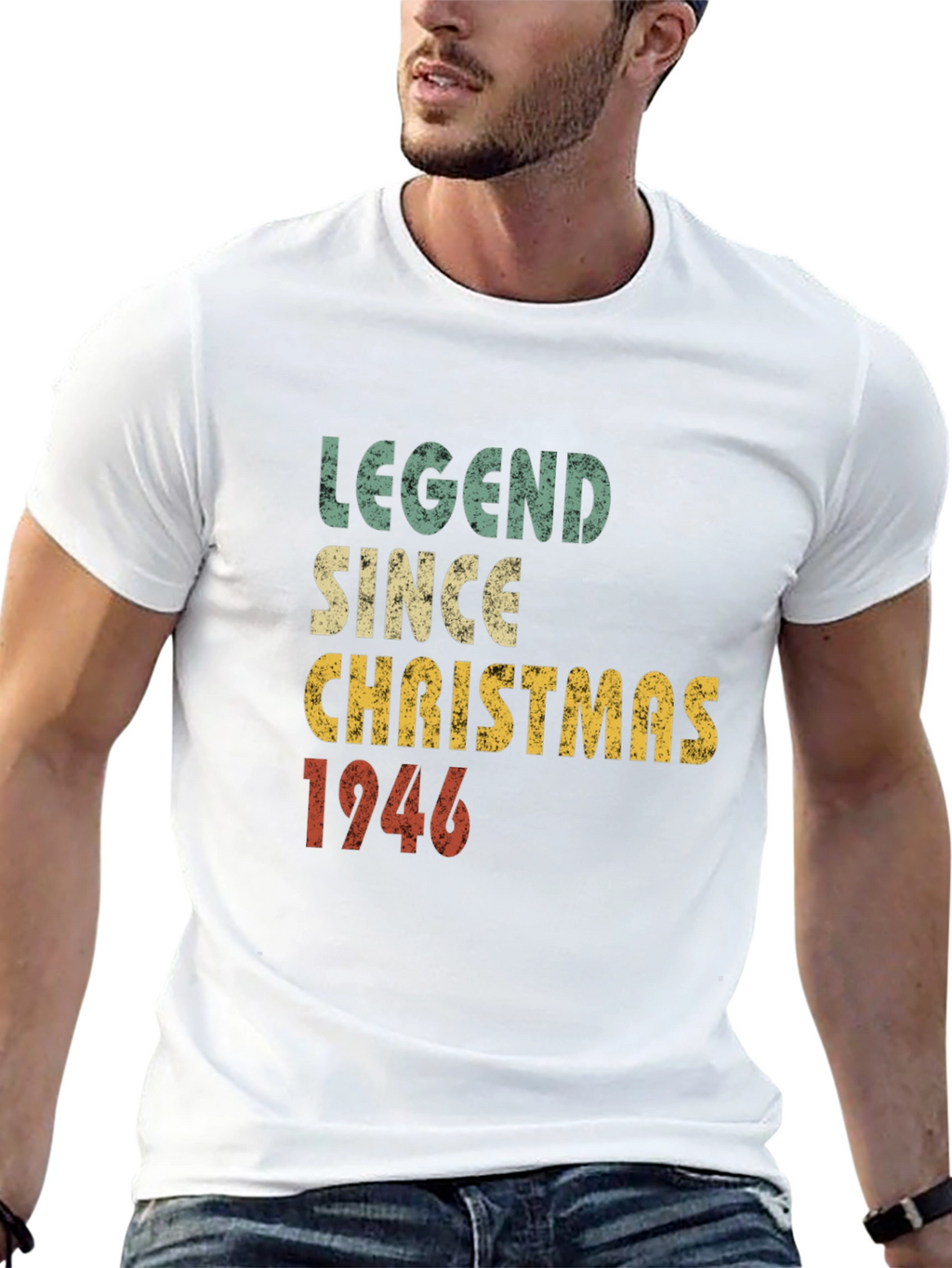 Legend Since Christmas 1946 Retro T-Shirt