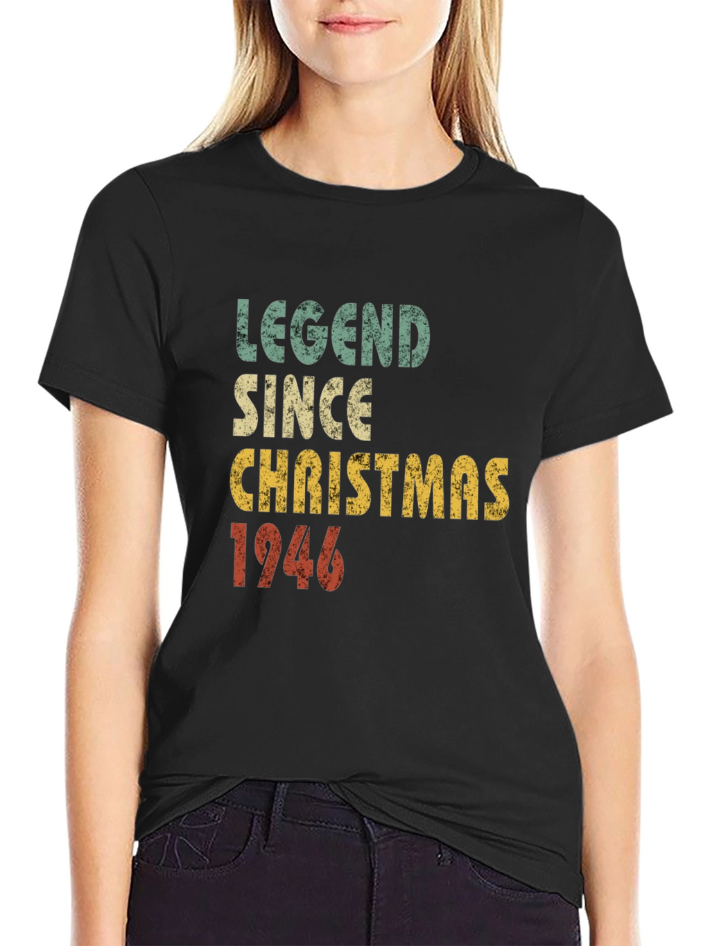 Legend Since Christmas 1946 Retro T-Shirt