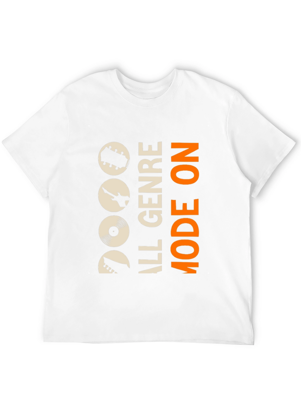 All Genre Mode On Black Graphic Tee