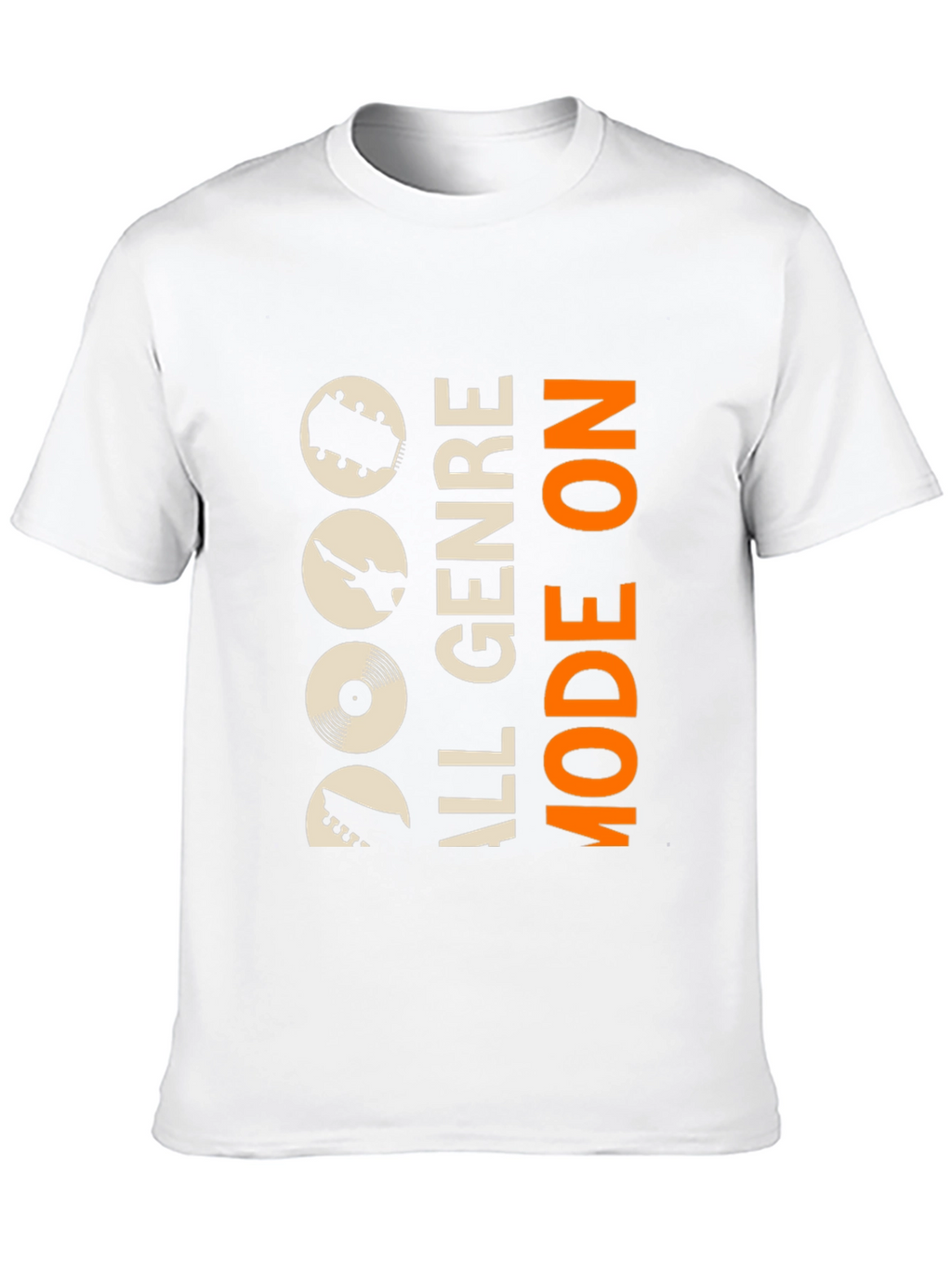 All Genre Mode On Black Graphic Tee