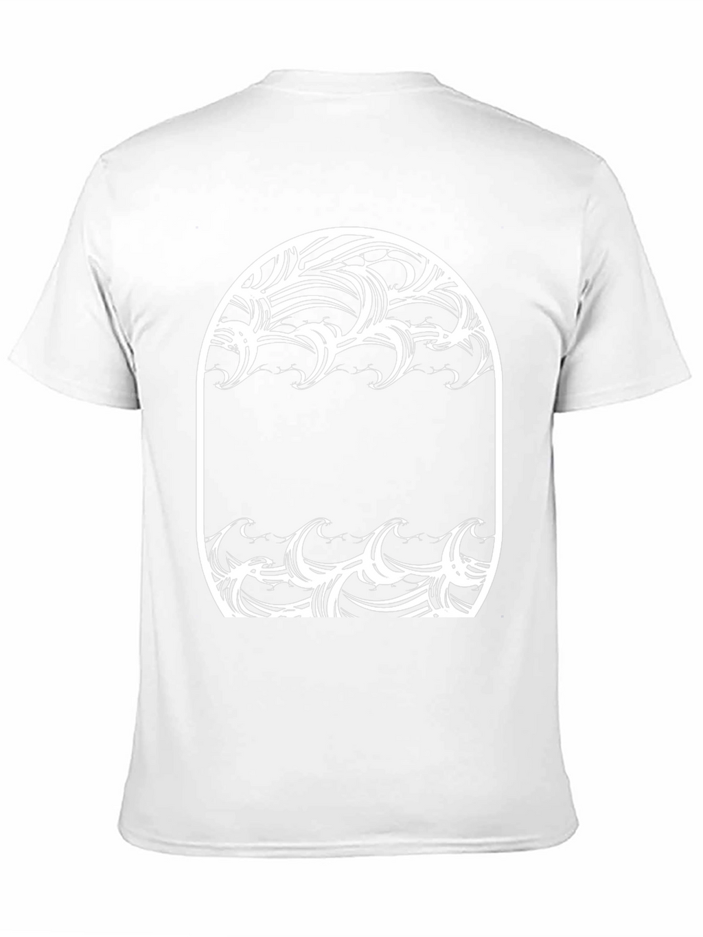 Ocean Wave Graphic Tee - Black