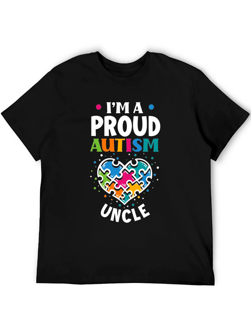 Proud Autism Uncle T-Shirt