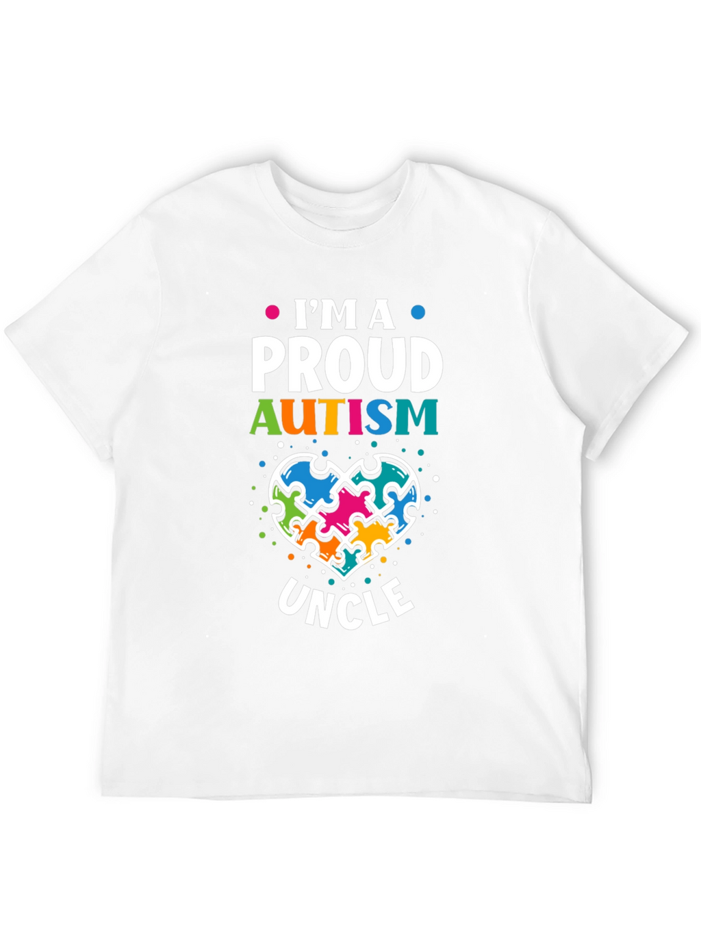 Proud Autism Uncle T-Shirt