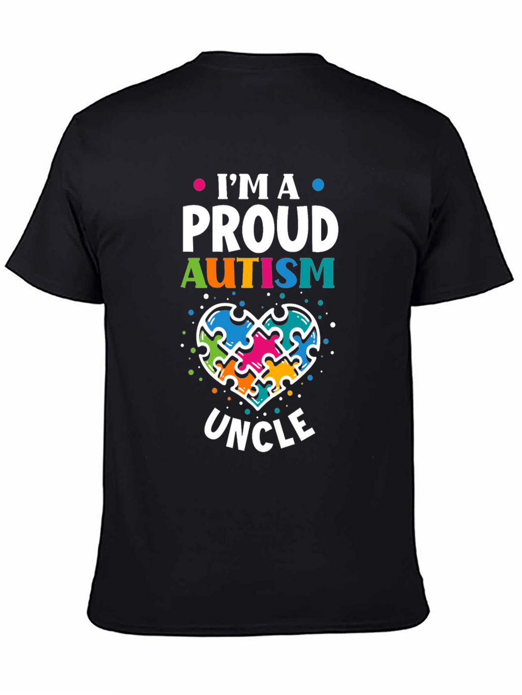 Proud Autism Uncle T-Shirt