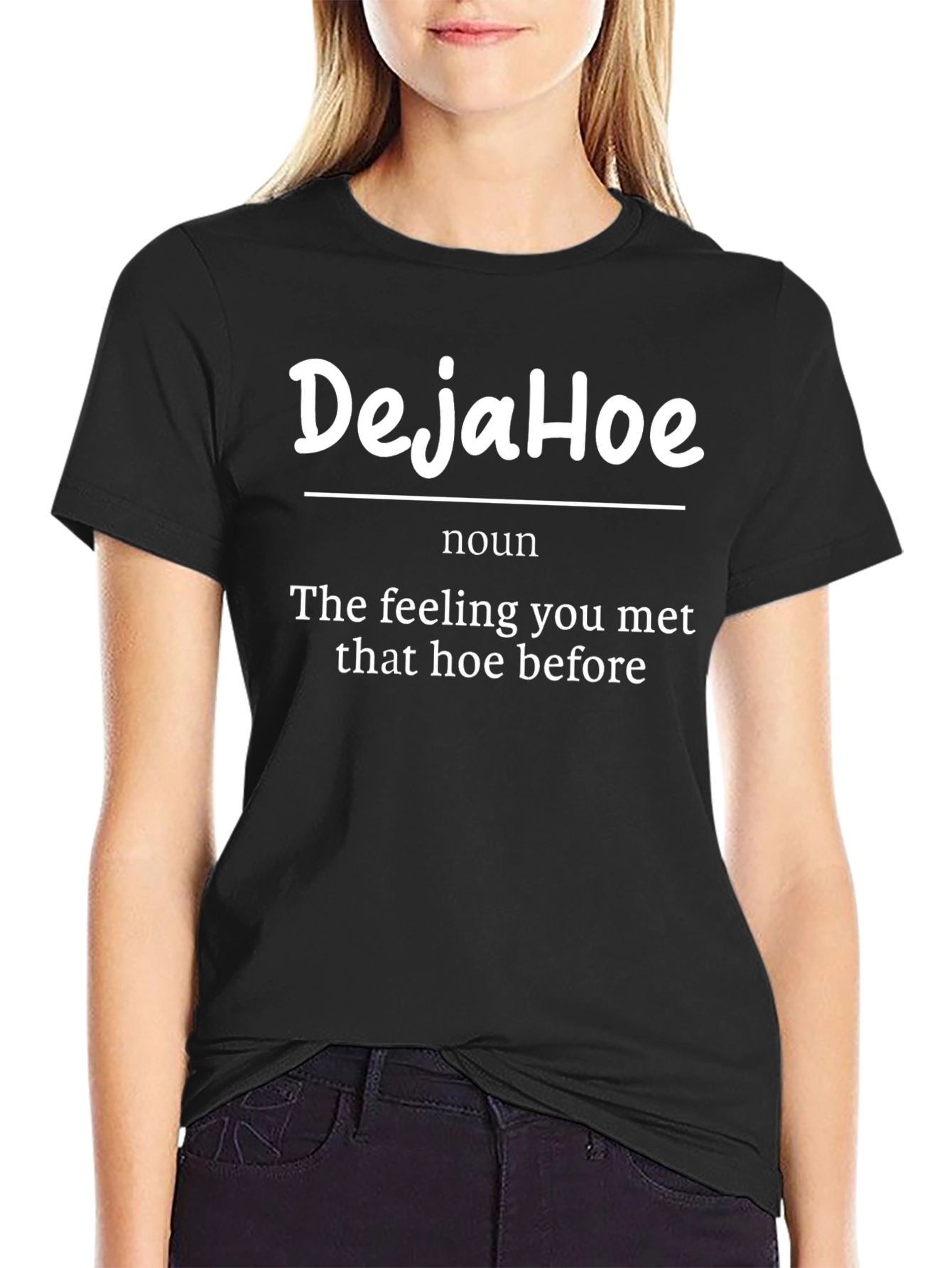 DejaHoe Noun Funny Graphic T-Shirt