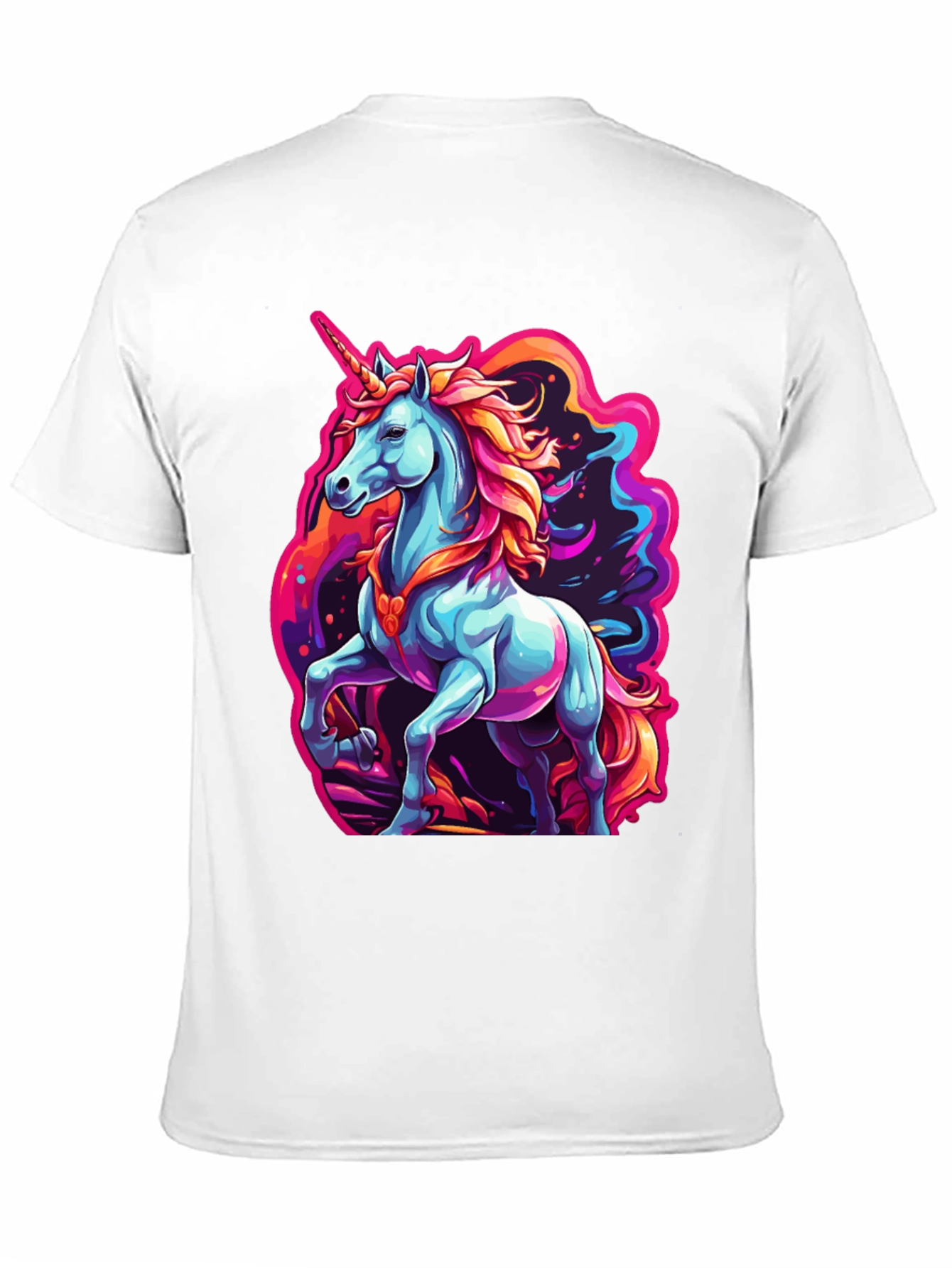 Unicorn Graphic T-Shirt - Colorful Fantasy Tee