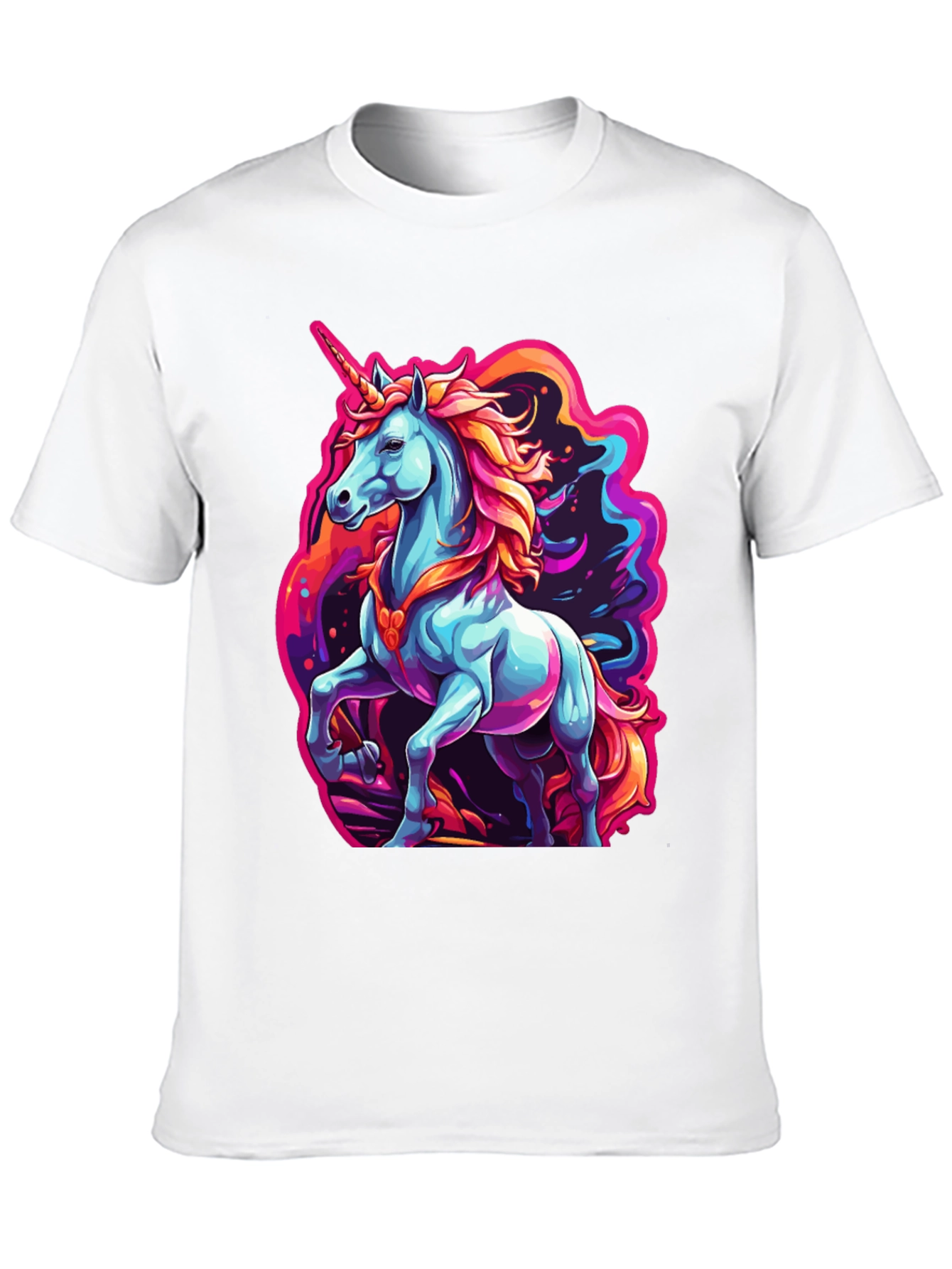 Unicorn Graphic T-Shirt - Colorful Fantasy Tee