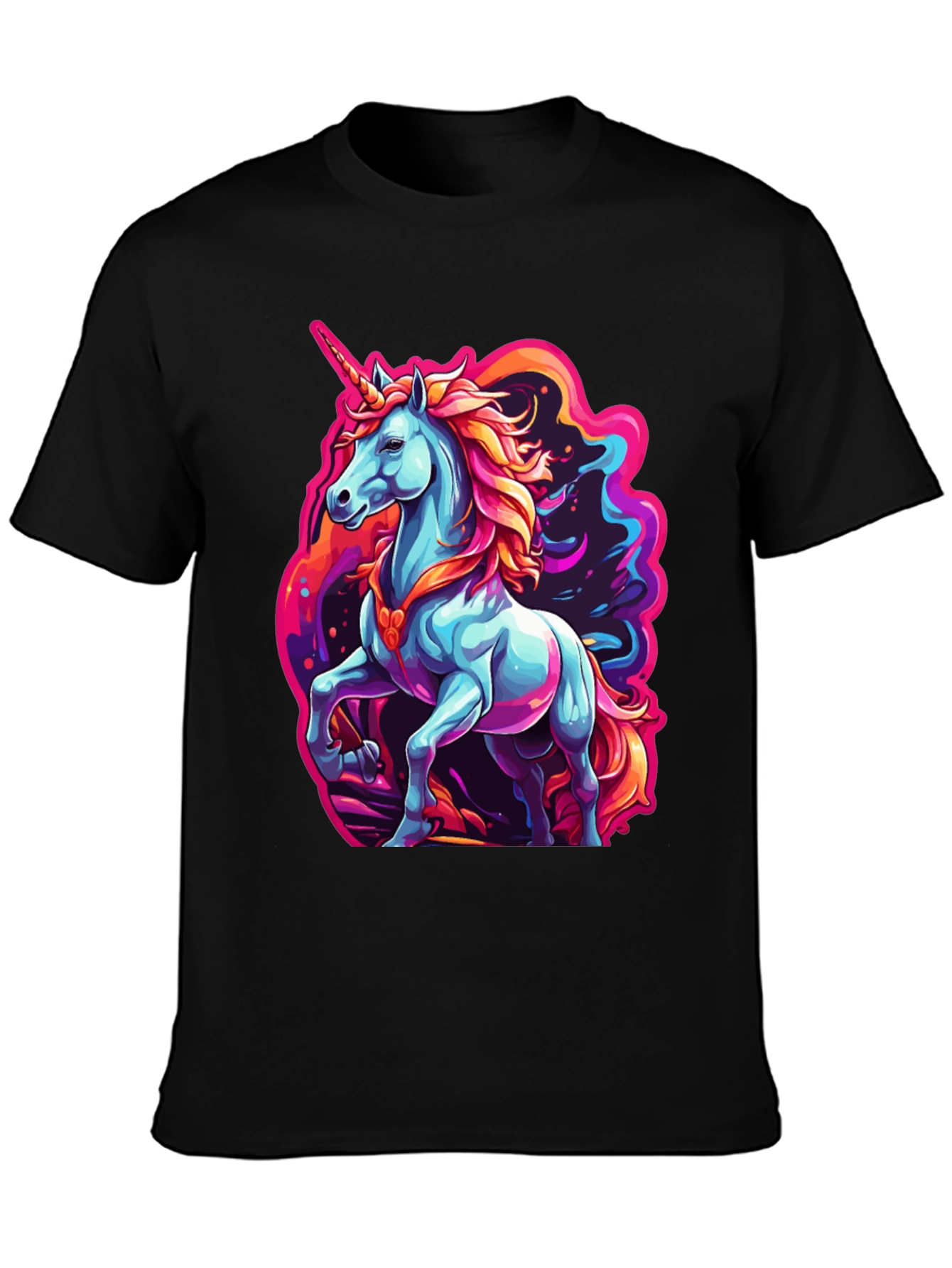 Unicorn Graphic T-Shirt - Colorful Fantasy Tee