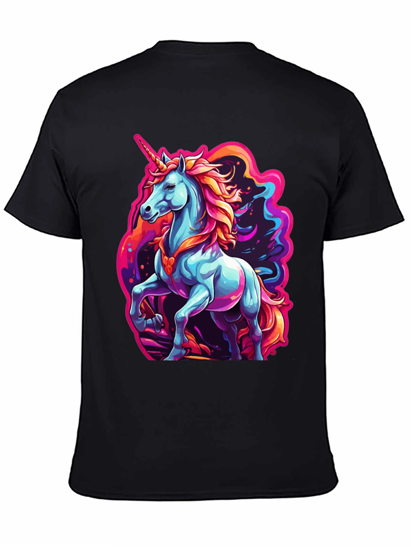 Unicorn Graphic T-Shirt - Colorful Fantasy Tee