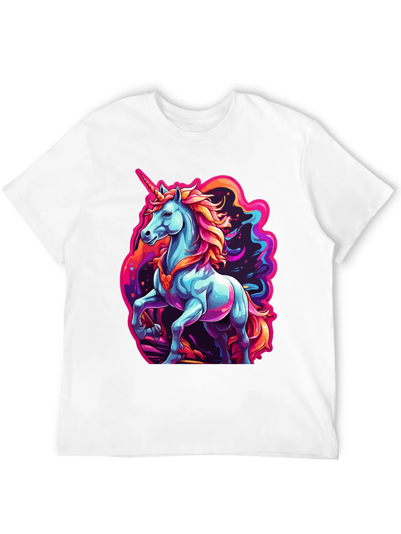 Unicorn Graphic T-Shirt - Colorful Fantasy Tee