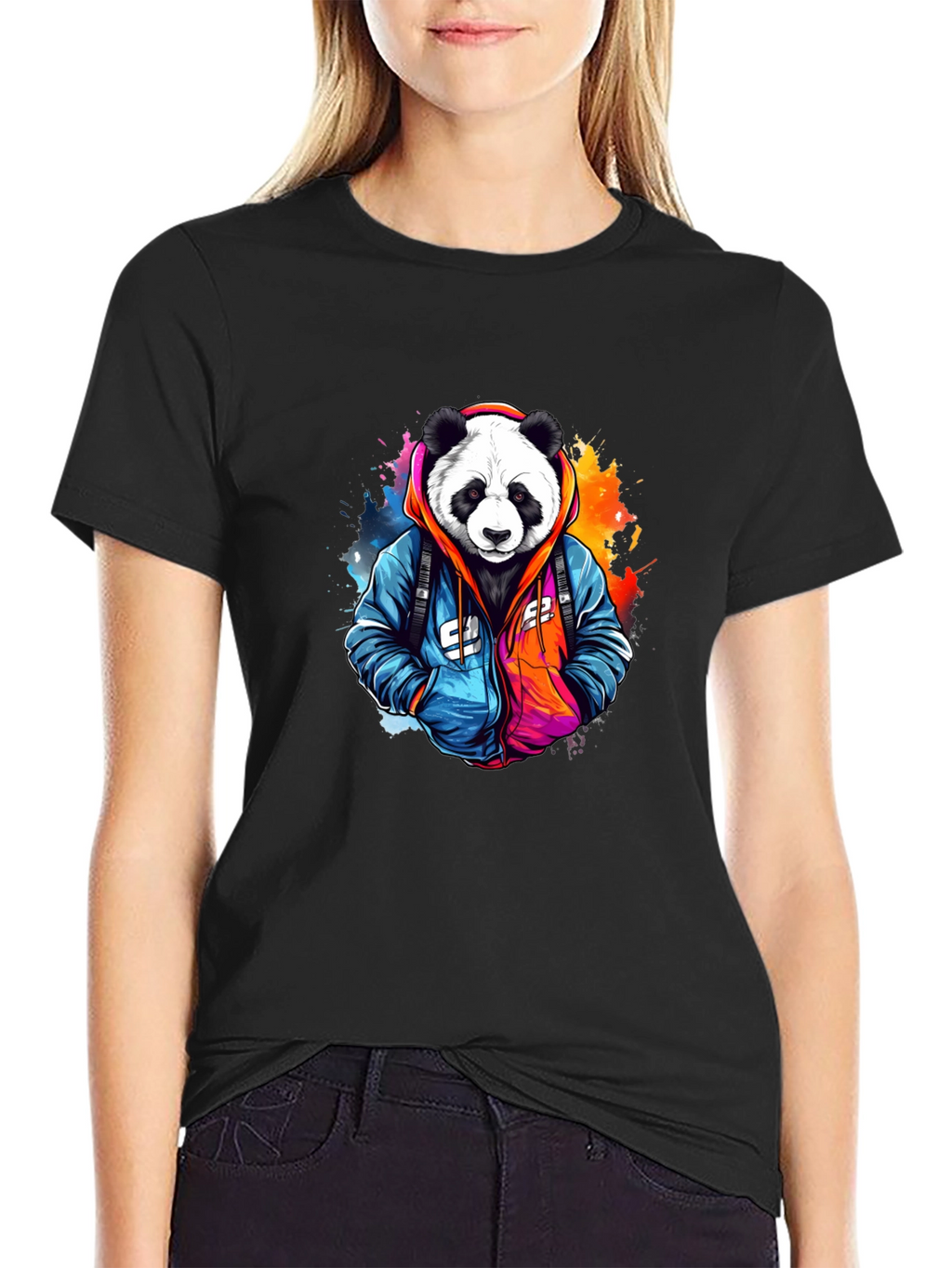 Panda Graphic Tee - Cool Streetwear Style