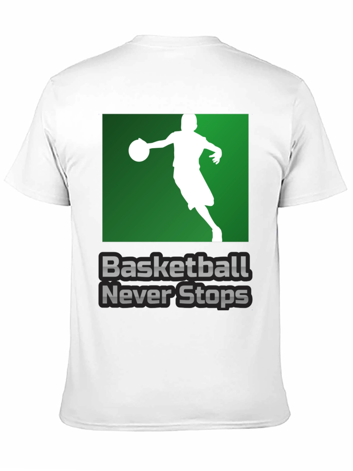 Basketball Never Stops Graphic T-Shirt