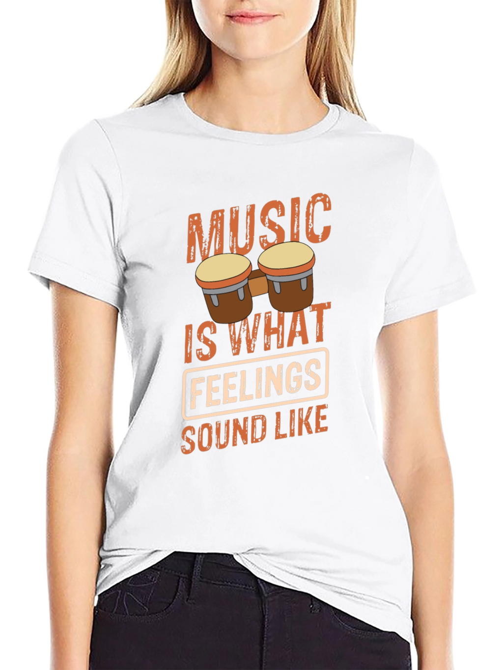 Music is What Feelings Sound Like T-Shirt
