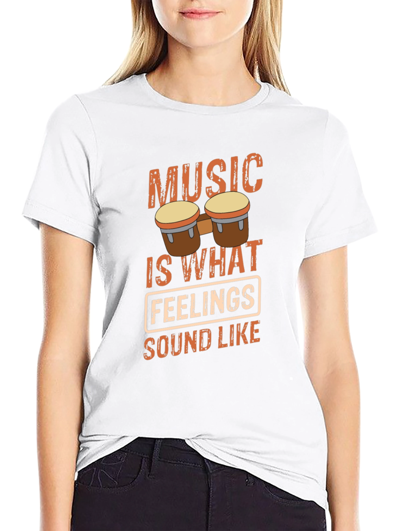 Music is What Feelings Sound Like T-Shirt