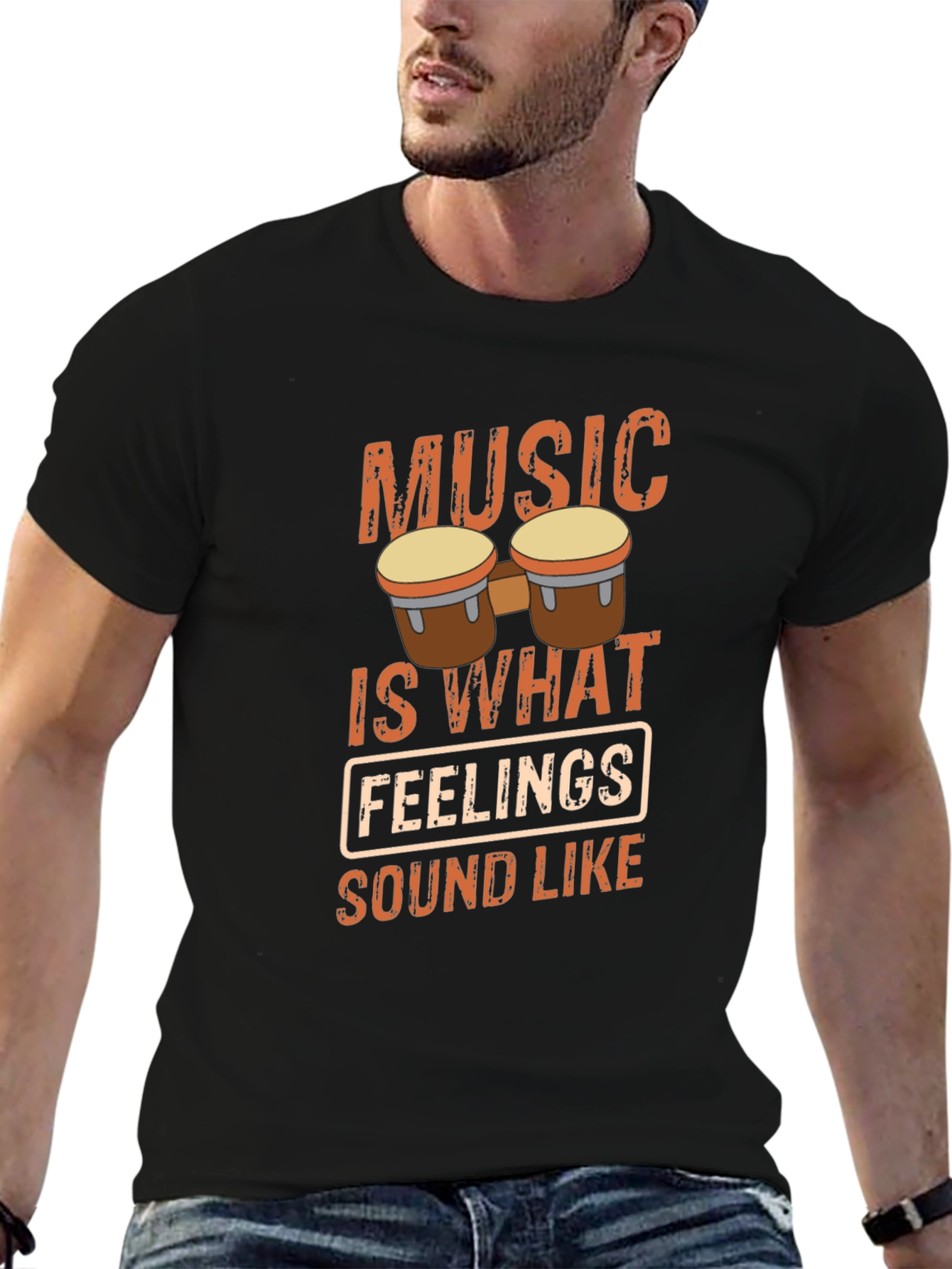 Music is What Feelings Sound Like T-Shirt