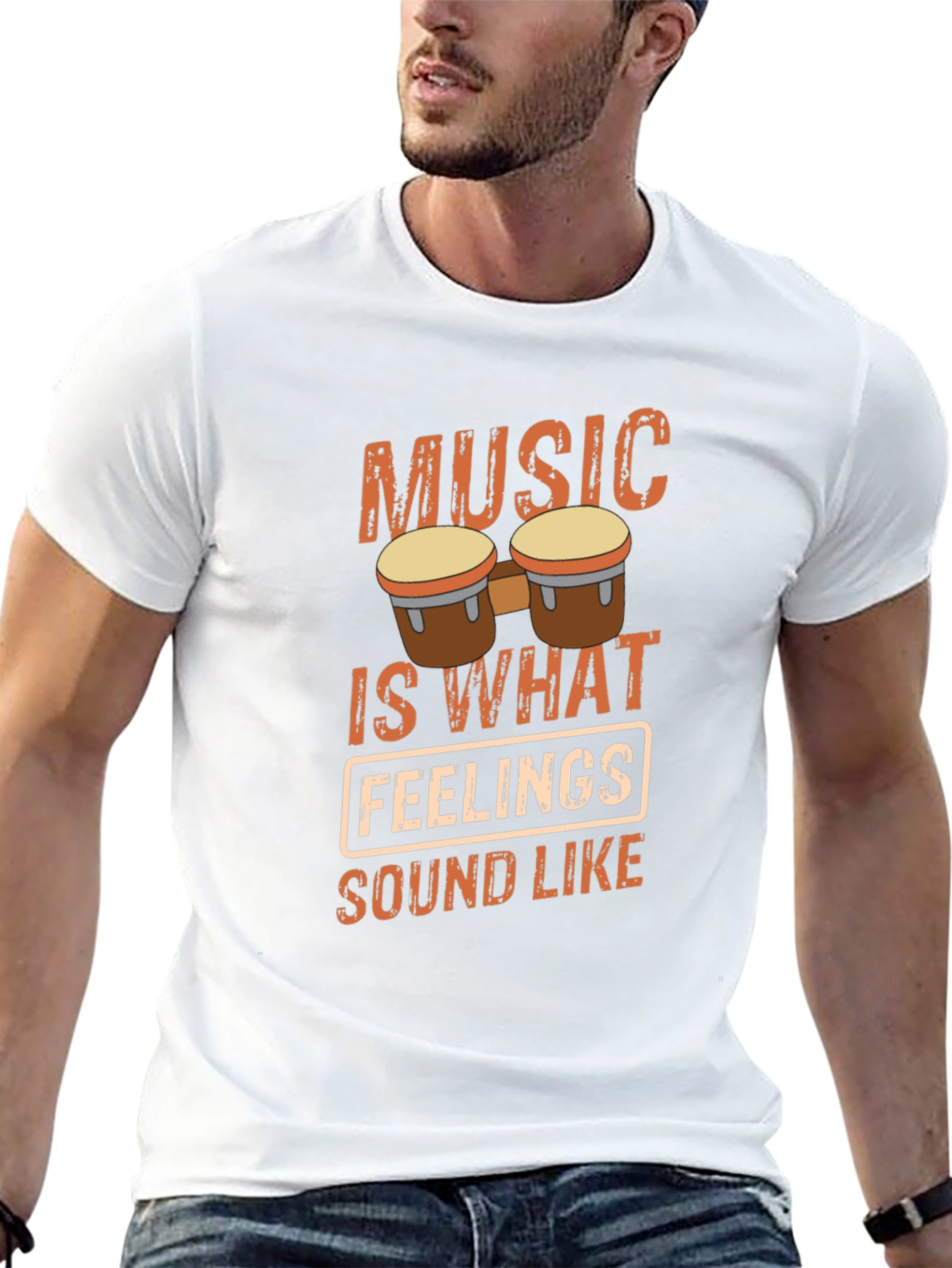 Music is What Feelings Sound Like T-Shirt