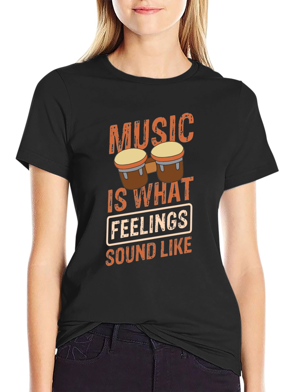 Music is What Feelings Sound Like T-Shirt