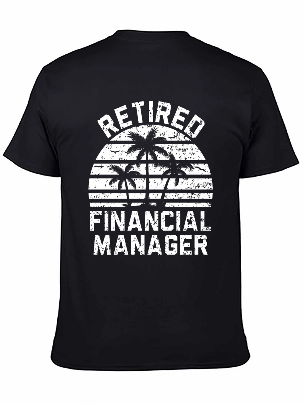 Retired Financial Manager Graphic T-Shirt