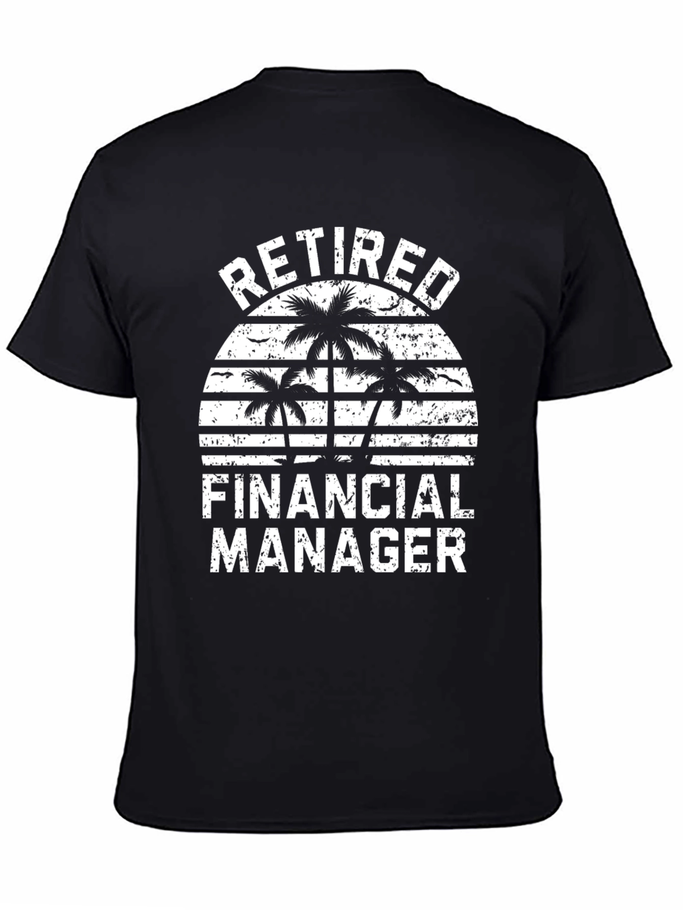 Retired Financial Manager Graphic T-Shirt