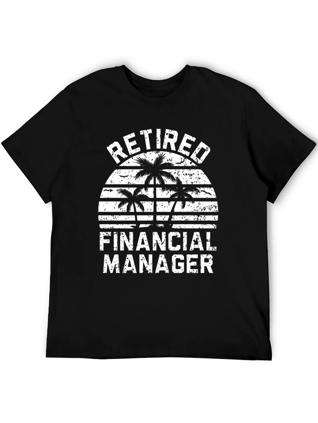 Retired Financial Manager Graphic T-Shirt