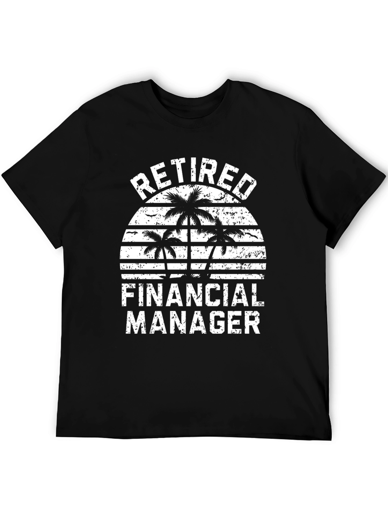 Retired Financial Manager Graphic T-Shirt