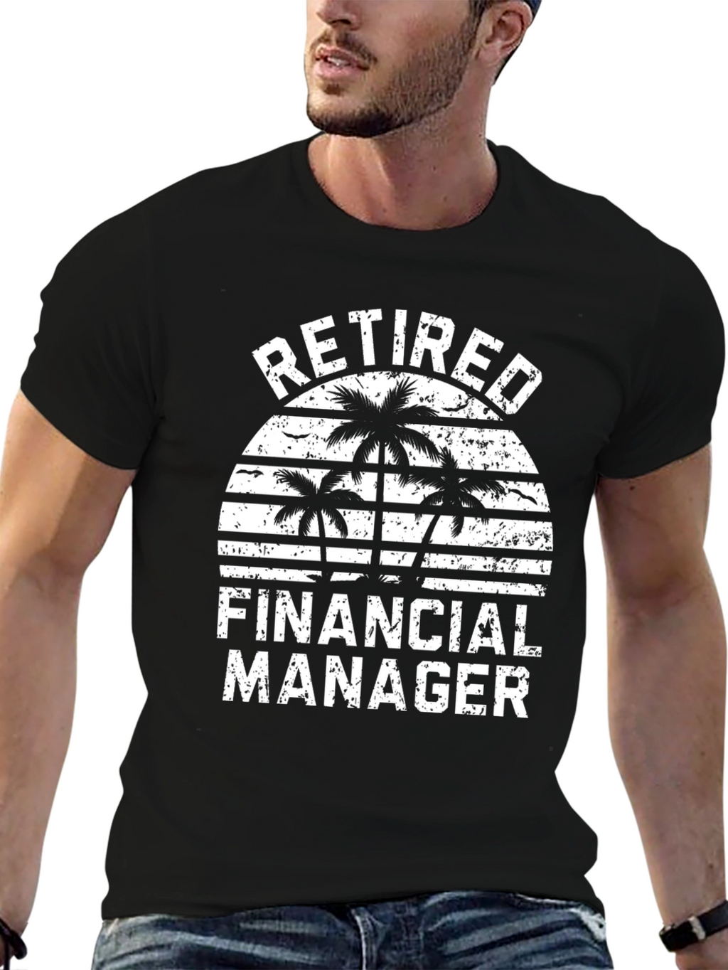 Retired Financial Manager Graphic T-Shirt