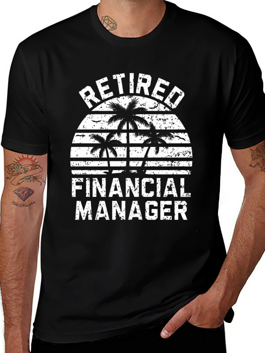 Retired Financial Manager Graphic T-Shirt
