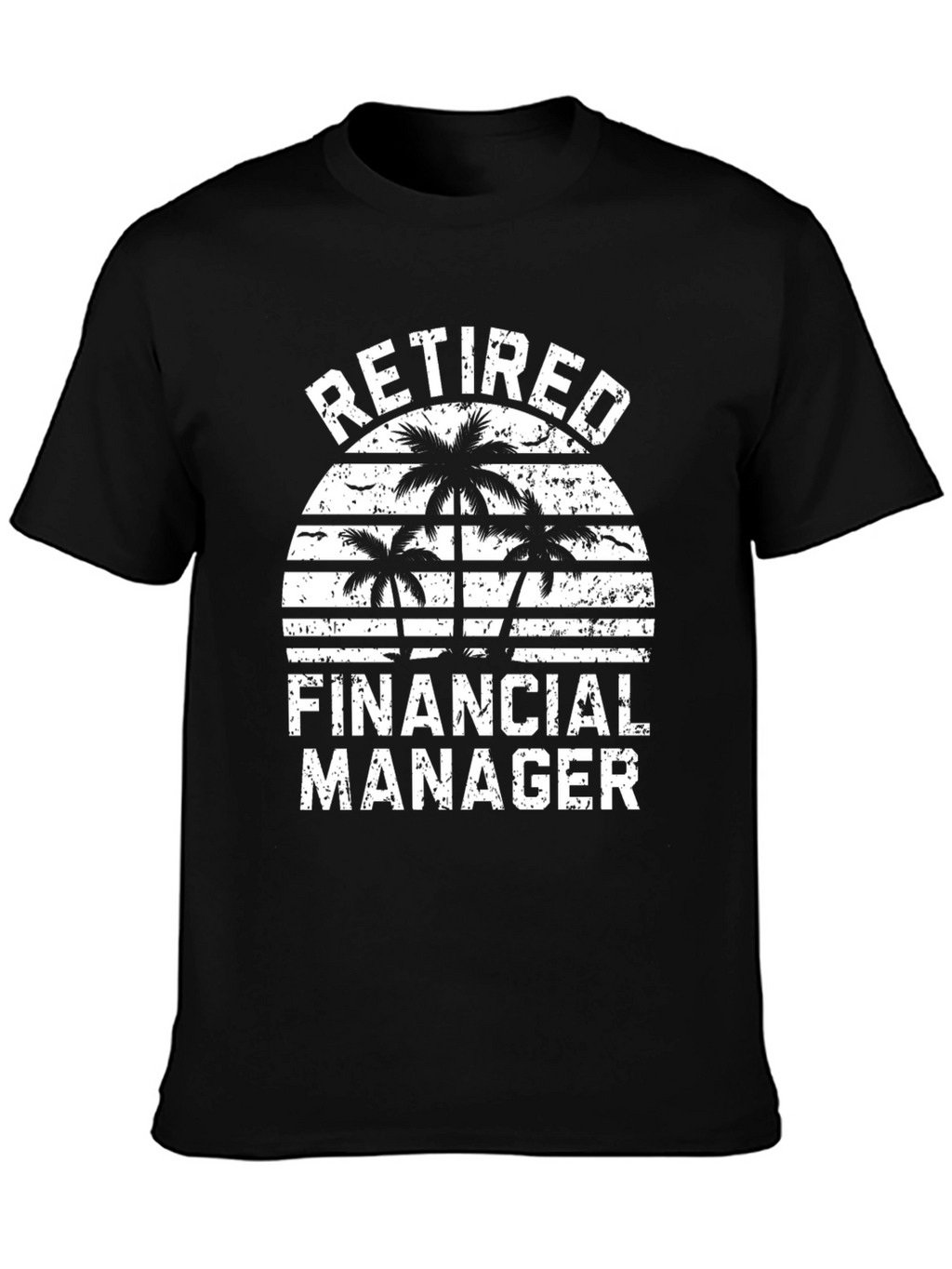 Retired Financial Manager Graphic T-Shirt
