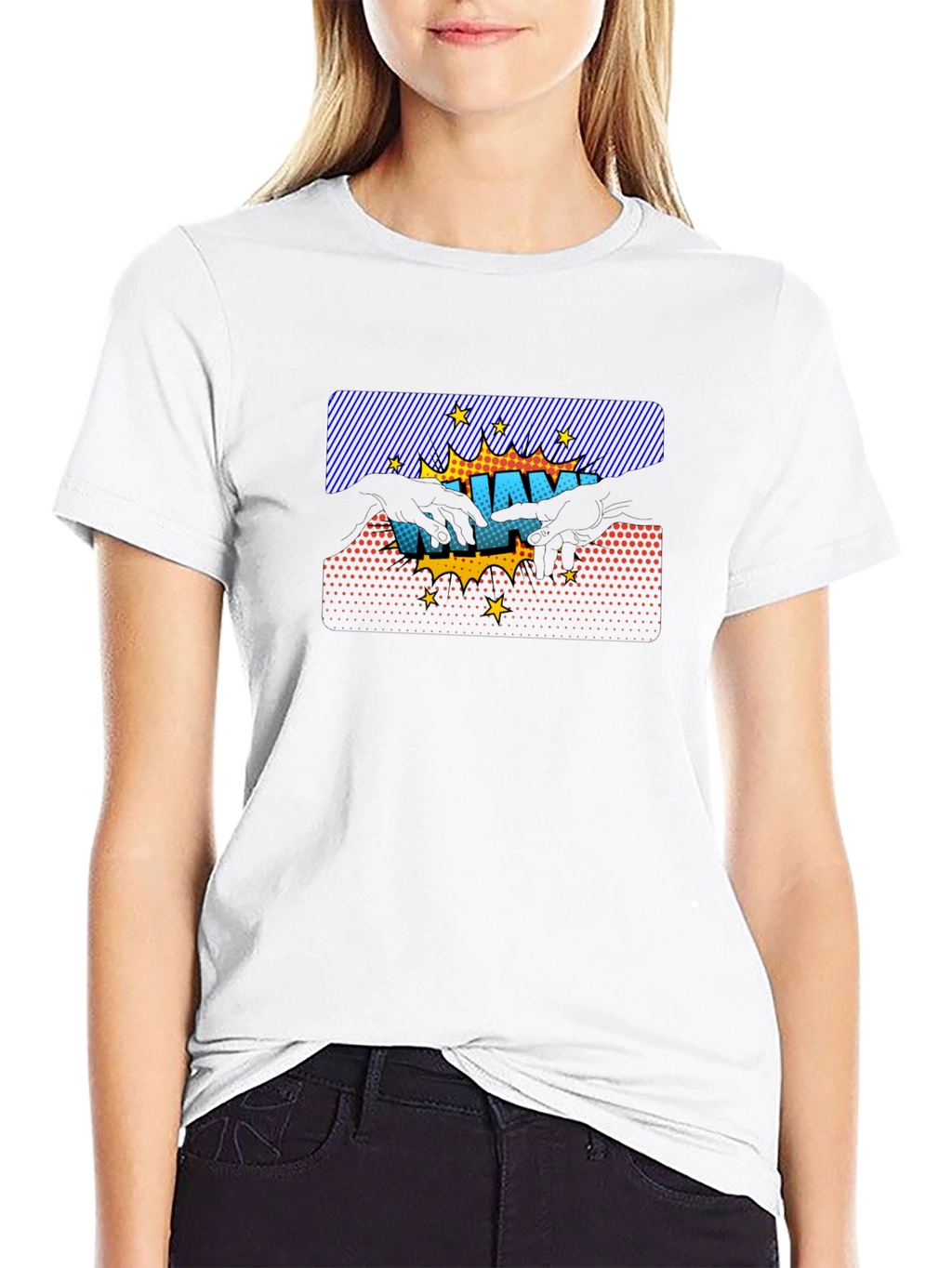 Pop Art Creation Black T-Shirt