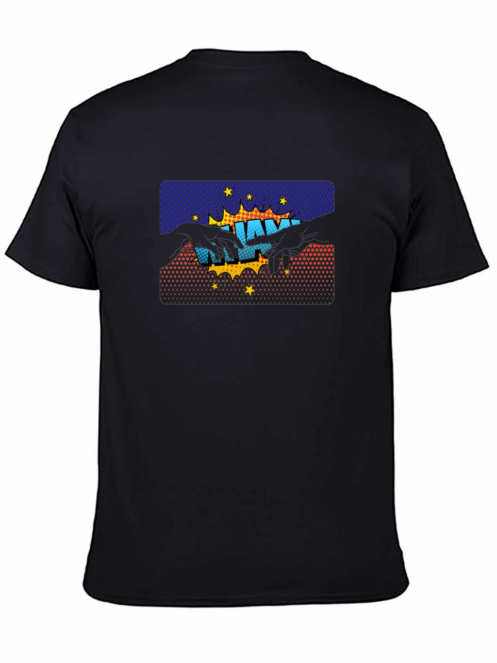 Pop Art Creation Black T-Shirt