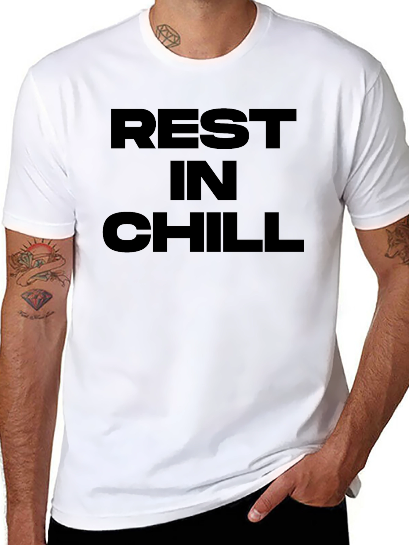 Rest In Chill Graphic T-Shirt - Relaxed Style