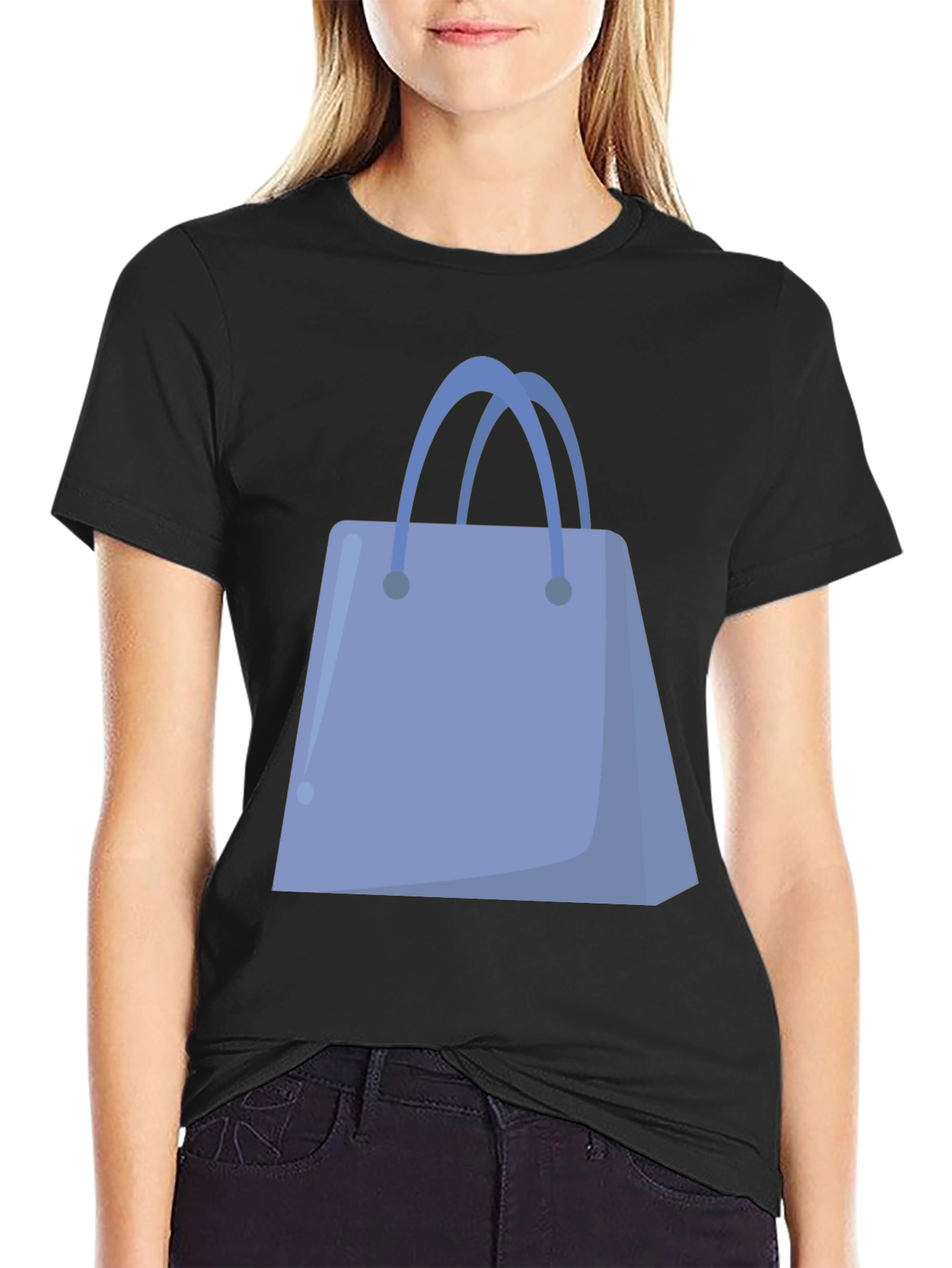Shopping Bag Graphic Tee - Stylish & Unique Design
