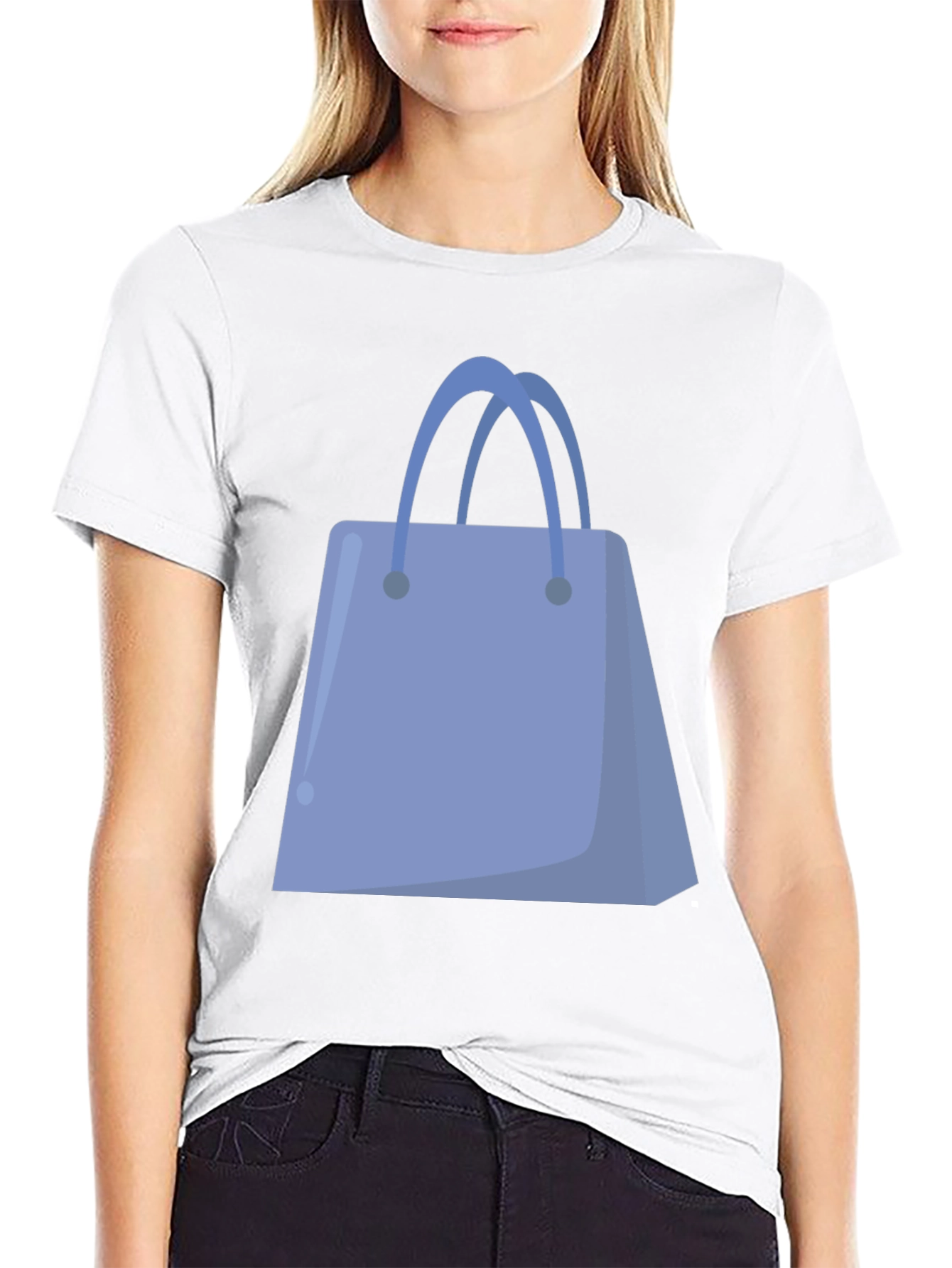 Shopping Bag Graphic Tee - Stylish & Unique Design