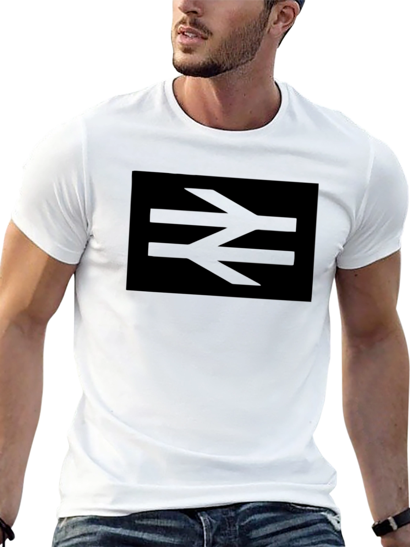 British Rail Logo Black T-Shirt