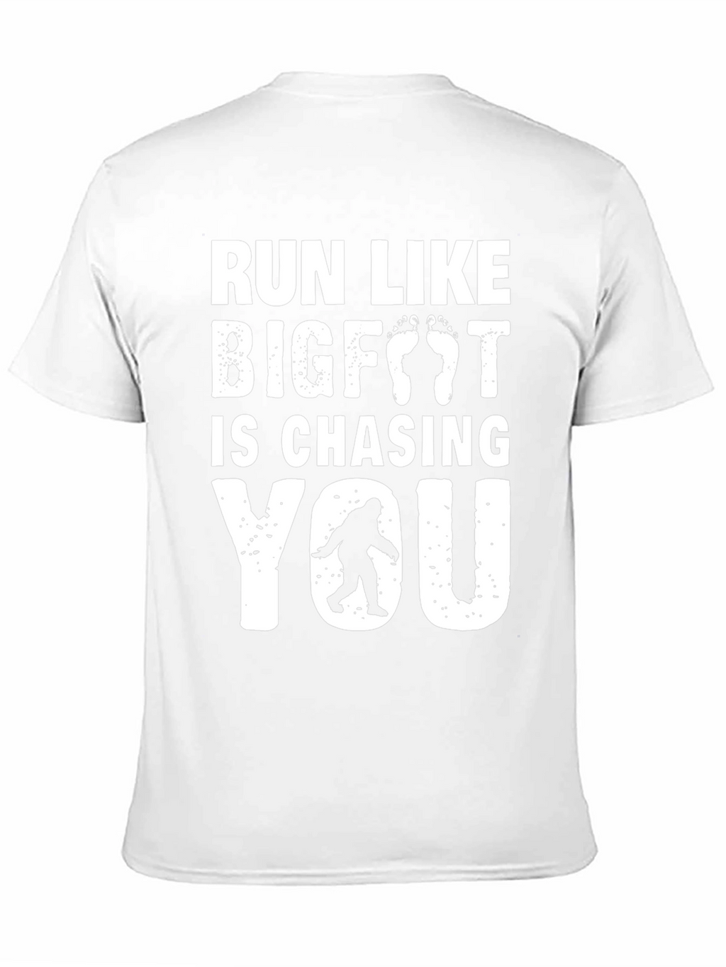 Run Like Bigfoot T-Shirt - Funny Sasquatch Tee