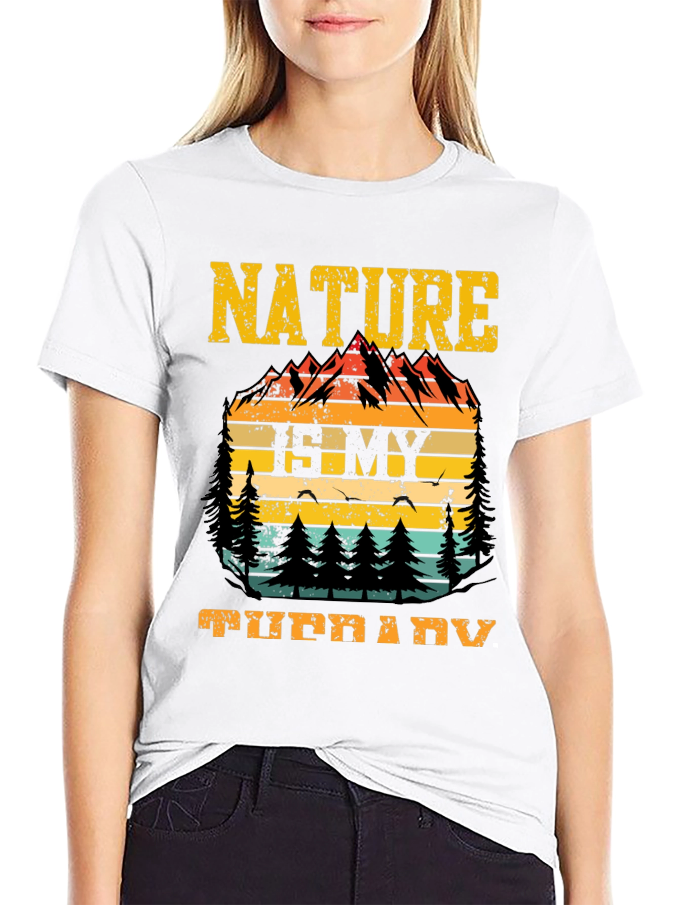 Nature Is My Therapy Graphic Tee