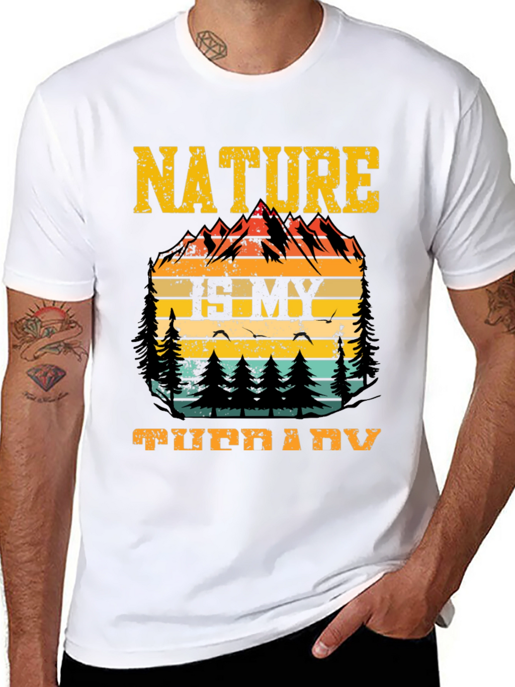 Nature Is My Therapy Graphic Tee