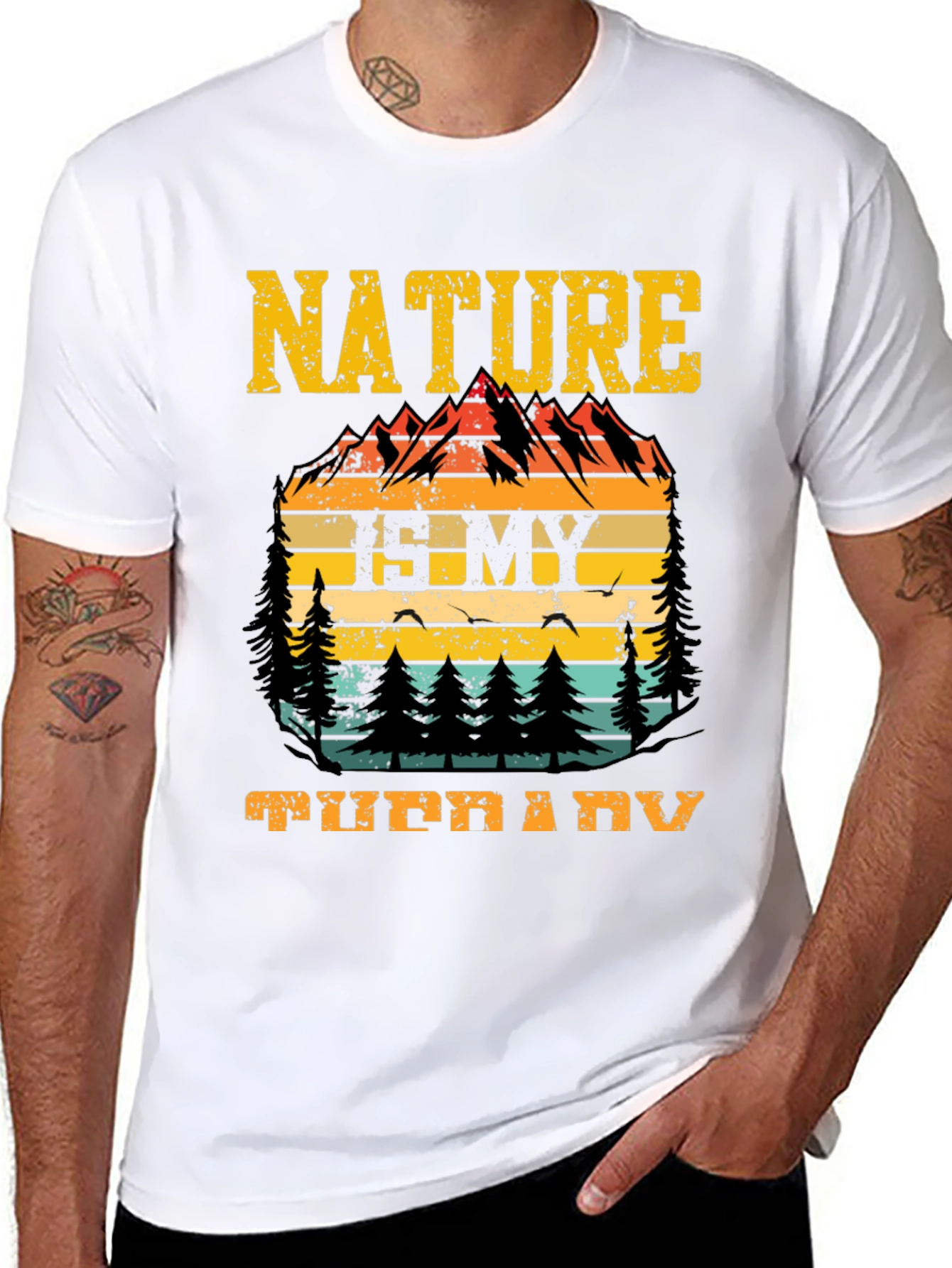 Nature Is My Therapy Graphic Tee