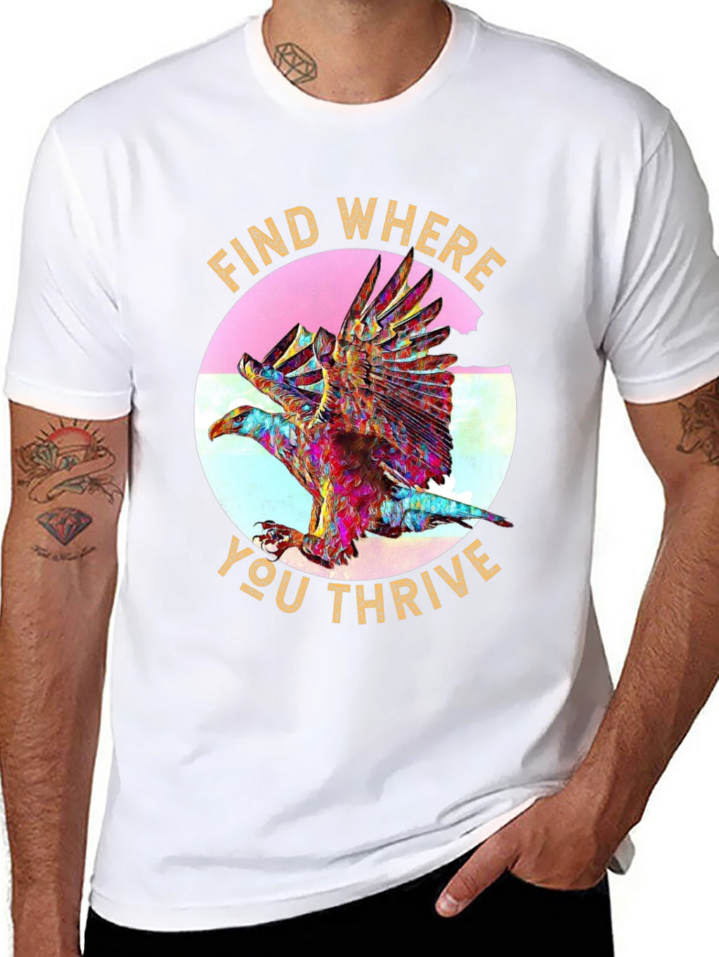 Find Where You Thrive Eagle Graphic Tee
